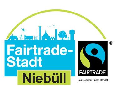 Bild vergrern: fairtrade town niebuell logo