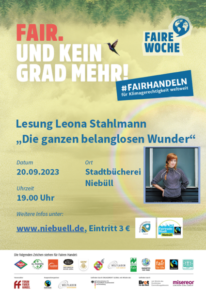 Bild vergrößern: Leona Stahlmann Faire Woche 2023