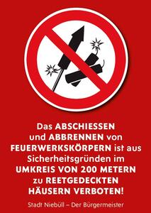 Abbrennverbot von Feuerwerkskörpern